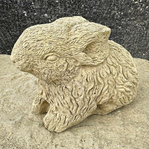 Cotswold stone rabbit garden - stone,