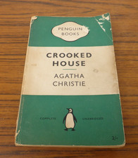 Crooked House by Agatha Christie Vintage 1954 Penguin Crime Green Paperback Book