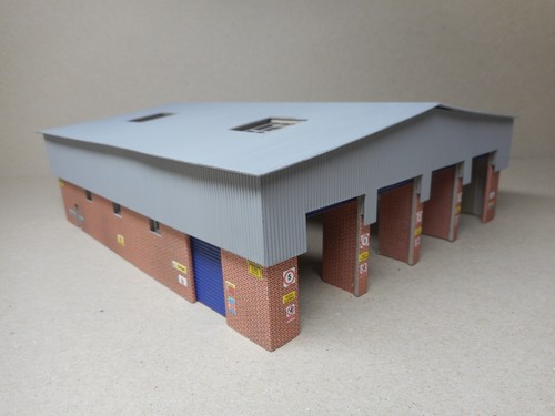 Gauge locomotive shed - n,
