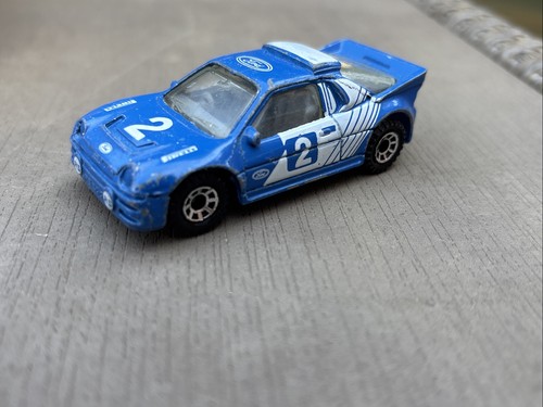 Matchbox ford rs200 blue used - rs200,