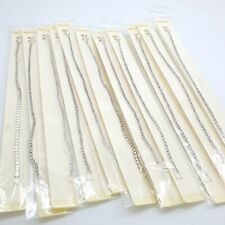 12 Wholesale Bracelets Job Lot Bulk Party Bag Fillers Silver Crystal Jewellery