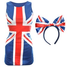 ADULTS UNION JACK DRESS & BOW