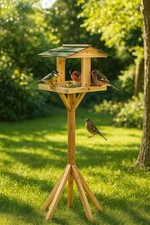 Traditional Wooden Bird Table
