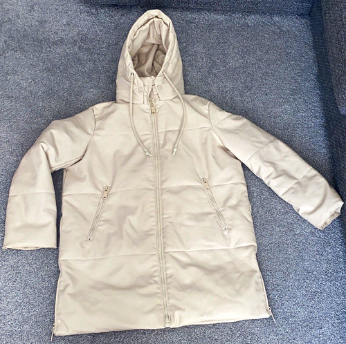 Zara women beige faux - zara,