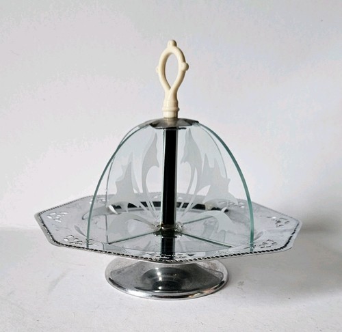 Vintage jennco art deco chrome - vintage,