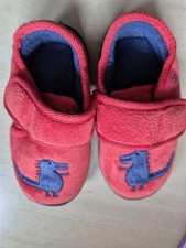 M&S Baby Slippers Size 7 Dinos