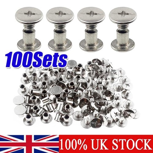 100sets binding screws - screws, (carbon