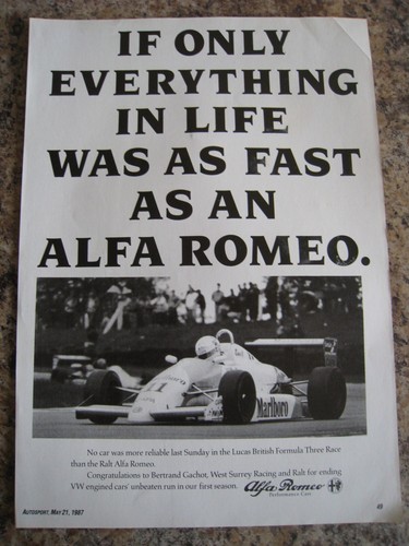 Alfa romeo lucas - lucas, british