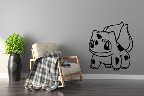 Bulbasaur pokemon vinyl wall - pokemon,