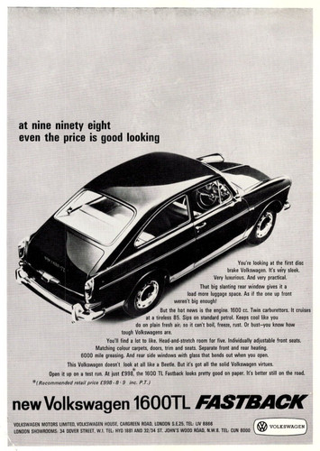 Volkswagen 1600 fastback - tl,