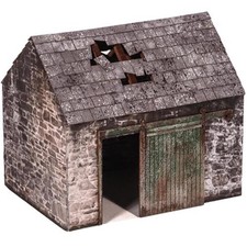 OO Gauge Derelict Barn Laser Cut Kit Scale Model Scenery KX057