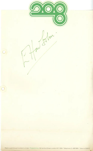 Elton john signed - john, radio