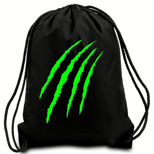 Green tiger claw drawstring - green,