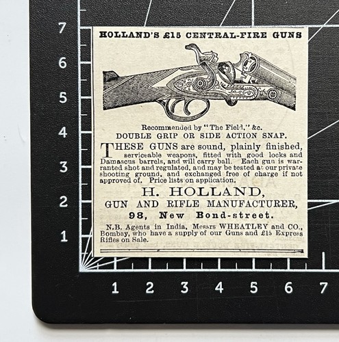 Holland gun rifle maker - gun, &