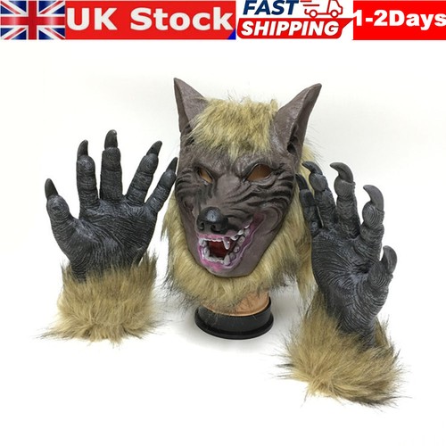Scary werewolf mask with - scary,
