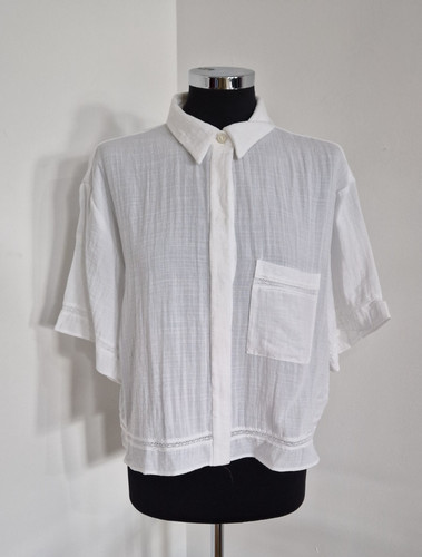 Zara white blouse - zara, size
