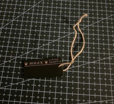 Rolex Oyster Swimpruf Green Swing Hang Tag - Blank with String 