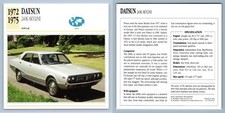 Datsun - 240K Skyline - 1972-75 Popular - Classic Cars Collectors Club Card