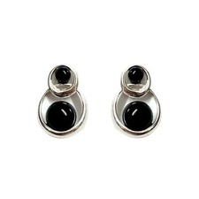 Whitby Jet in 925 Sterling Silver Studs