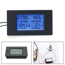 DC 20A 100V LCD Digital Volt