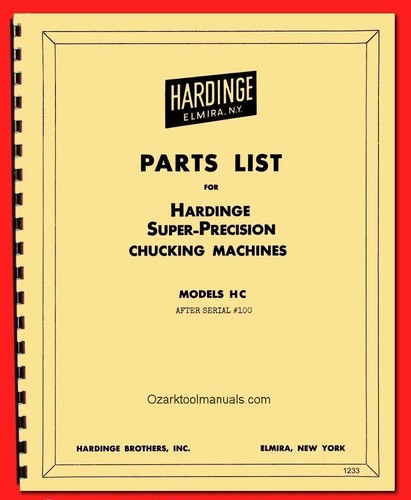 Hardinge hct chucker - hardinge,