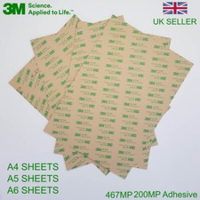 3M™ 467MP Double Sided Adhesive Tape 200MP Sticky Paper A4 Sheet Acrylic Plastic