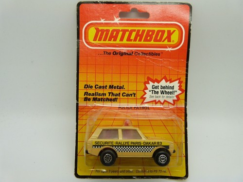 Matchbox police patrol - matchbox,
