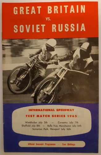 Belle vue speedway programme - belle,