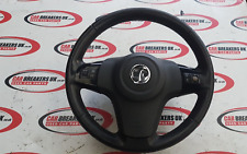 VAUXHALL CORSA D PIANO BLACK LEATHER MULTIFUNCTION STEERING WHEEL-13229631-2012