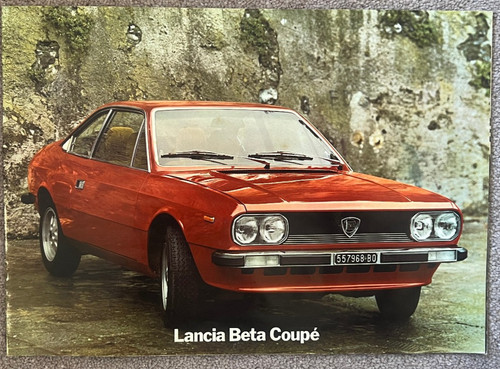 Lancia beta coupe brochure - lancia,