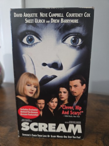 Scream vhs 1996 wes craven - wes,