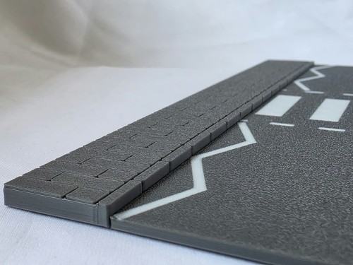 Scale straight pavement - scale,