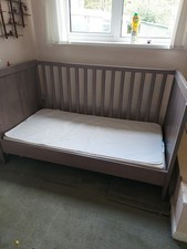 IKEA Sundvik Grey Cot/Cotbed - 70 x 140 cm - Unisex - Toddler/Baby 