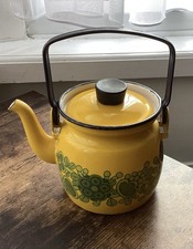 Yellow Floral Small Kettle/Tea