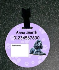 Dog Show Trolley ID Tag Crate