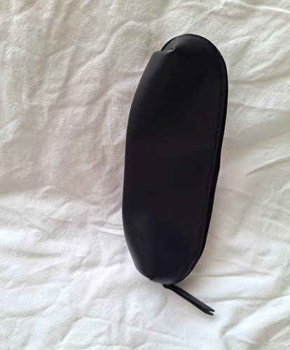 Paperchase black leatherette - black,