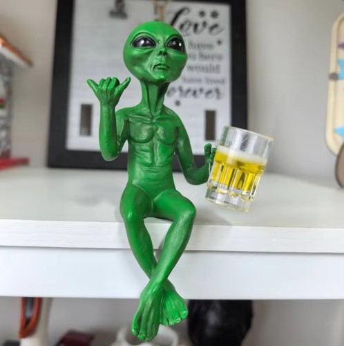 Green alien roswell - 6″, space