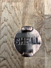 Vintage Original Brass “SHELL” Petrol Fuel Oil Can Screw Cap Lid Top 