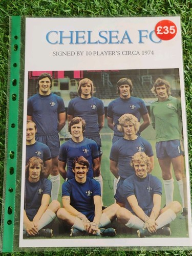 Chelsea signed football - chelsea,