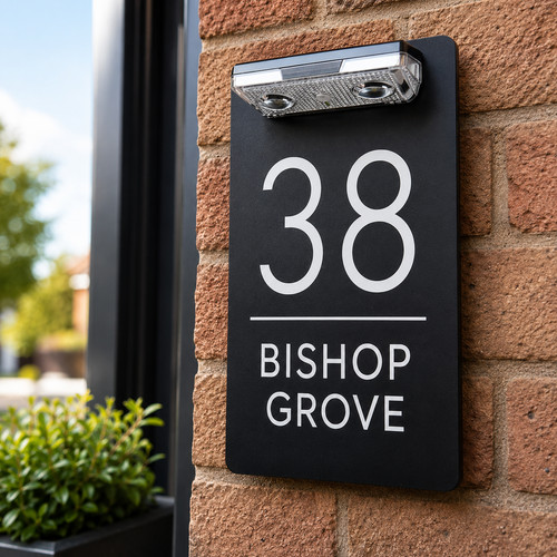 House number plaques - number,