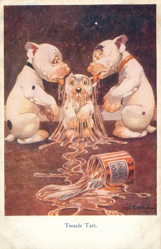 Bonzo postcard george - bonzo,