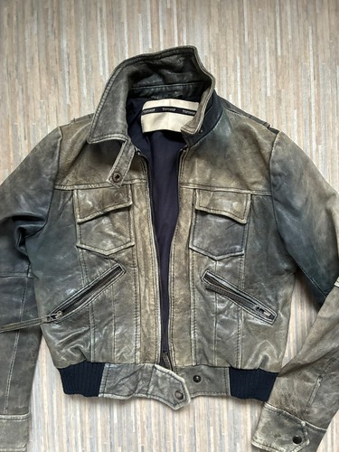 Vintage topshop leather jacket - topshop,