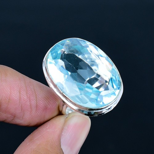 Swiss blue topaz - topaz, oval