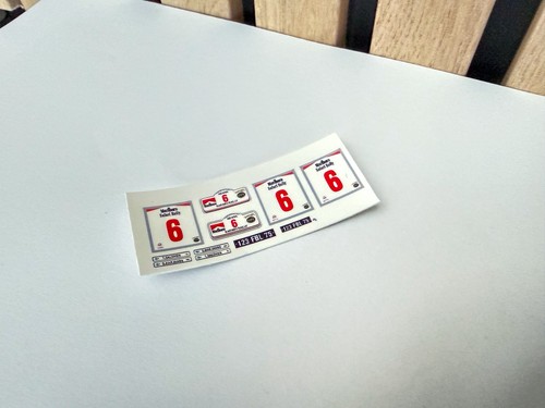Decals for peugeot - 1/43,