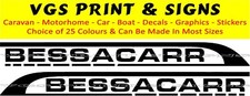 BESSACARR MOTORHOME STICKERS