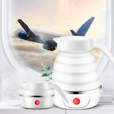 600ML Foldable Electric Kettle Portable Camping Kettle Travel Kettle Silicone UK