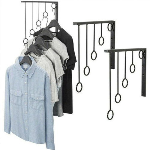 Wall mounted garment clothes - mounted,