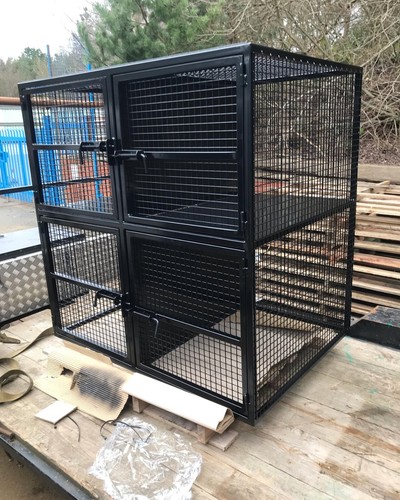 Quad dog cage - dog, for
