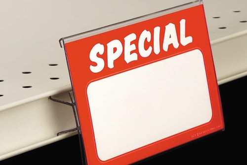 Shelf edge price - price, card