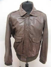 Vintage leather bomber - vintage,